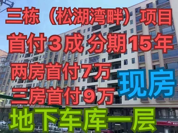 东莞企石东清湖小产权房【松湖湾畔】松山湖东部三栋高端小区自带车库， 分期15年